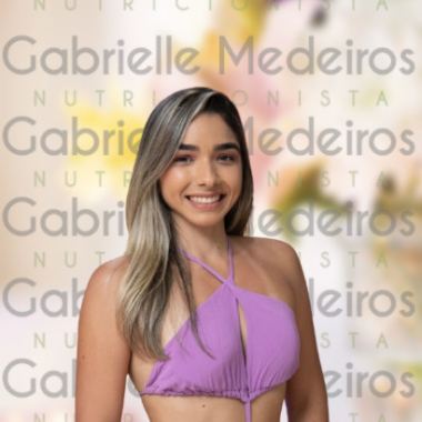 Nutricionista Gabrielle Medeiros