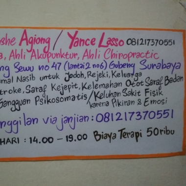 Akupunktur Surabaya Ahli Akupunktur Pengobatan Stroke Saraf Kejepit