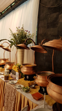 Buffet tradisional acara perumahan