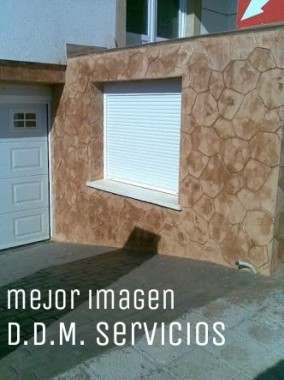 Concreto estampado  en muros