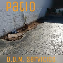 Concreto estampado en  suelo