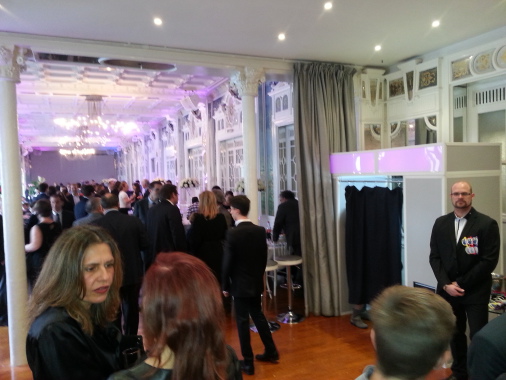 cabine photo photomaton lors d'une bar mitzvah