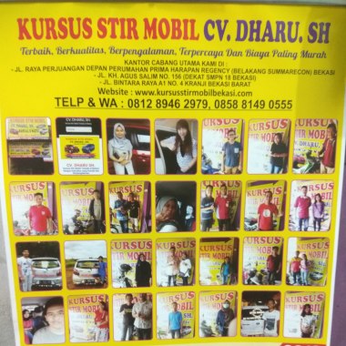 Kursus Stir Mobil Cv. Dharu, Sh