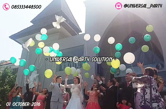 balloon and dove release