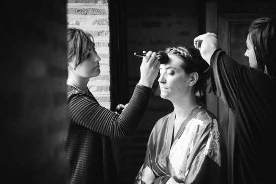 La Mariée se prépare