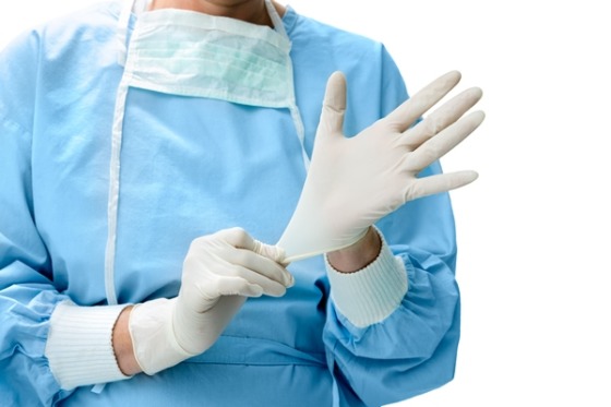 Gants jetables en latex