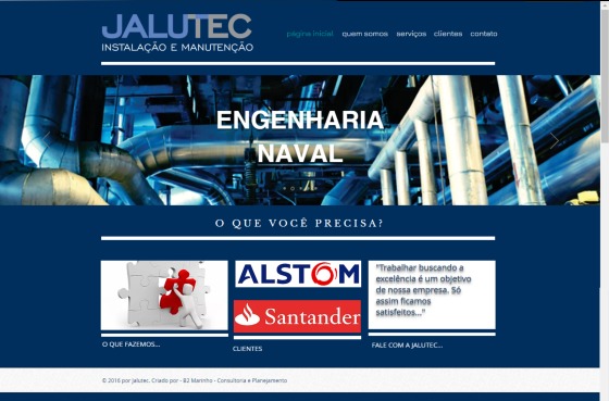 Site de empresa de Engenharia