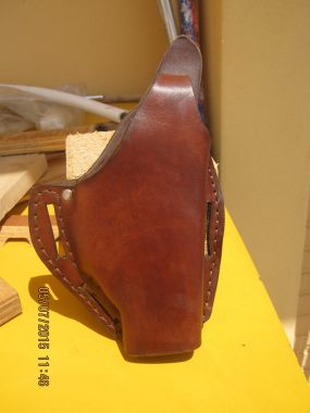 creazione fondina IN PELLE
