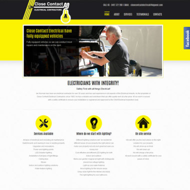 Web & Mobile Design
Web design
http://closecontactelectrical.com.au/
