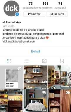 Sigam a gente no Instagram! @dckarquitetos