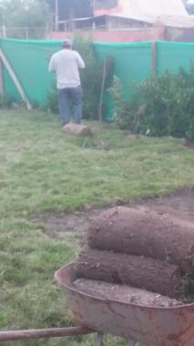 instalacion pasto alfombra
