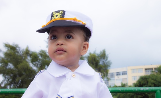 Ensaio fotográfico infantil.