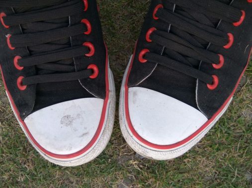Pulling up the socks..