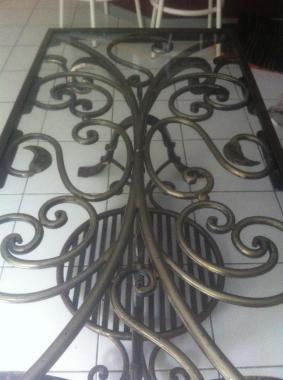 Table basse forgé