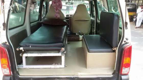 BLS ambulance inner view