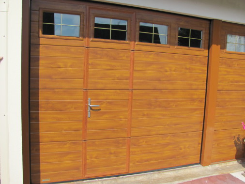 porte de garage sectionnelle sur mesures