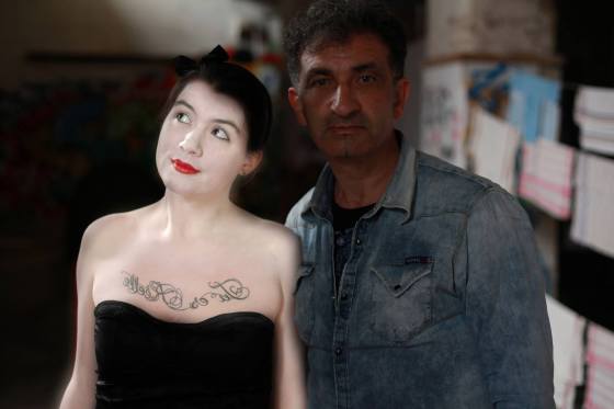 Alice maquillée et moi