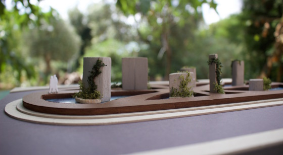 Maquette espace public