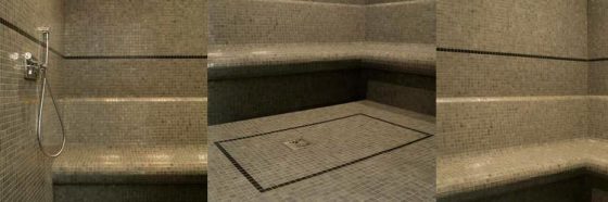 Hammam carrelé - AQUACONCEPT Brest
