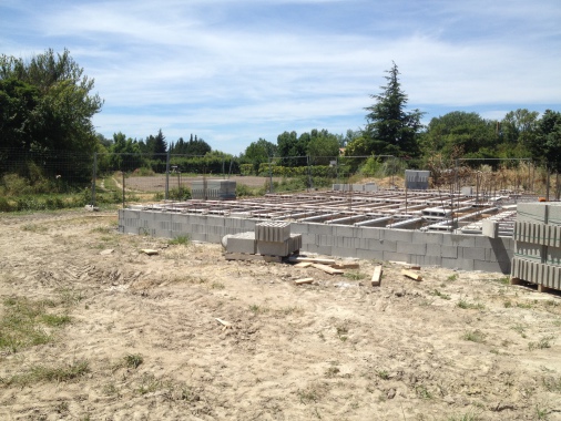 Le chantier à L'Isle-sur-la-Sorgue