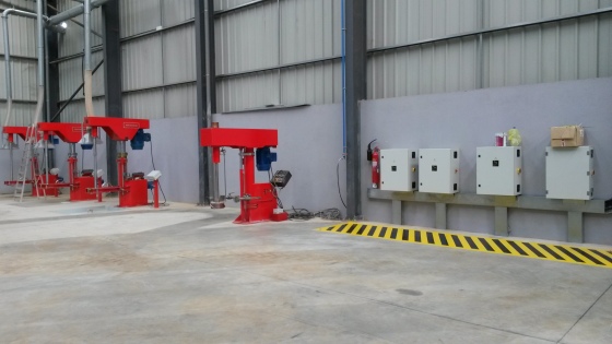Serviços efectuados, Montagens de equipamentos de produção.