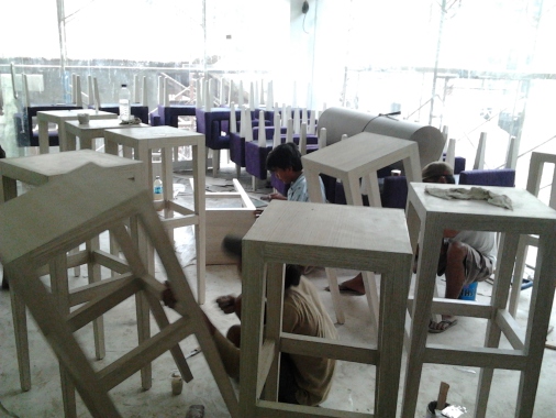 Pengerjaan mebel hotel di bali
