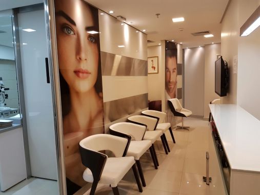 Espaço para acomodação de vários pacientes