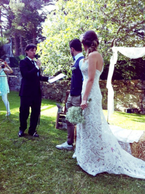 Oficiar bodas civiles