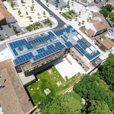 Photo aérienne en drone