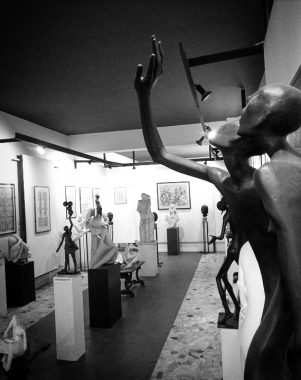ALLESTIMENTO MOSTRA SCULTURA, REGGIO CALABRIA