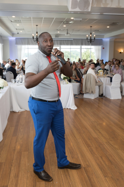 MCing this beautiful wedding
