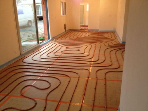 plancher chauffant bènodet 120 m2