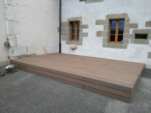 Terrasse bois composite
