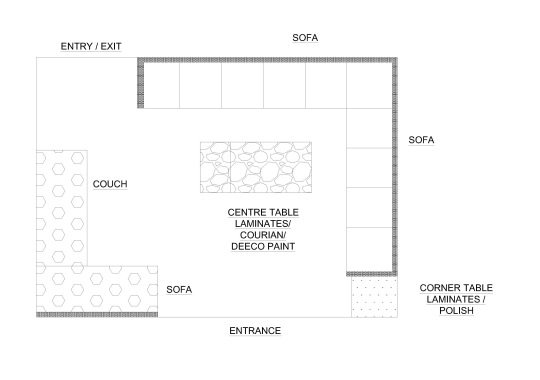 Drawing Room Plan & Design