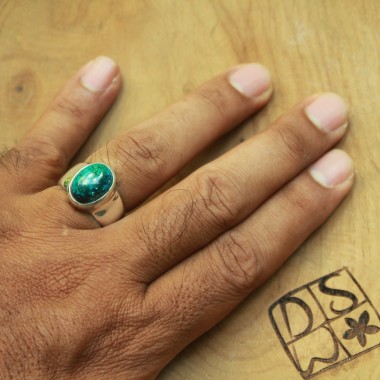 Silver Ring with Turquoise Stone