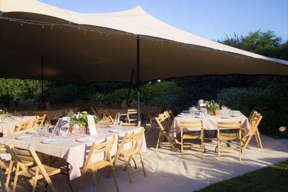Stretch tent, summer party for private client