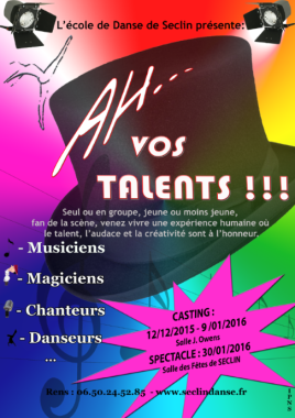 fan de scène venez nous rejoindre et partagez un moment exceptionnel
www.seclindanse.fr