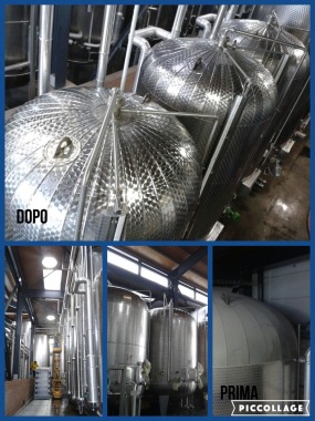 Pulizia silos cantina