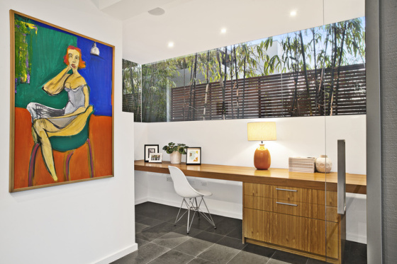 Our client's study and entrance are styled for sale.