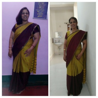 Weight loss before and after only 50 session class 