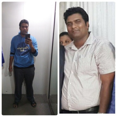 Weight loss before and after only 45 session class 