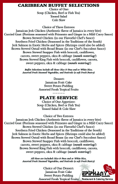Catering Menu