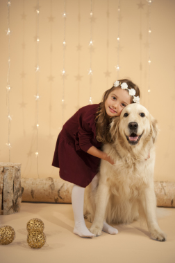 Ritratti bimbi e cani in studio o in loco.