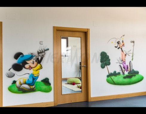 2016 - Mural en guardería de club de golf