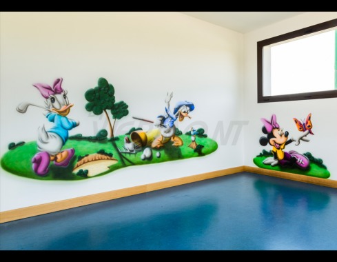 2016 - Mural en guardería de club de golf