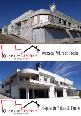 Todas #pinturas estão sendo projetadas com #máquinas #airless. 