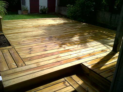 Terrasse bois pin