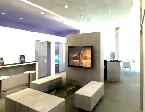 Institut de beauté, Vitry sur Seine (94), 2011 - Aménagement intérieur - 150 m²