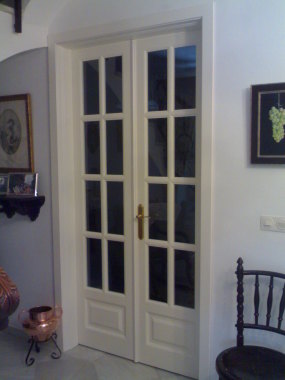 puertas de paso a medida de 230x72.5 lacadas en blanco