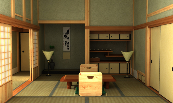 deco intérieur japonais (projet perso)